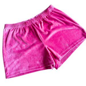 Munki Munki X Peanuts Snoopy Big Hugs Pajama PJs Shorts, Pink - Size Small